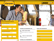 Tablet Screenshot of karpercar.com.br